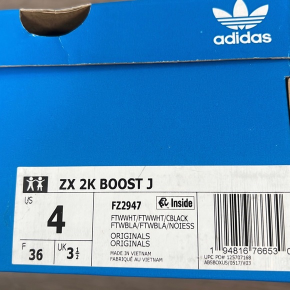 👟 NewUnisex Adidas ZX 2K Boost Athletic Shoe - Picture 6 of 7